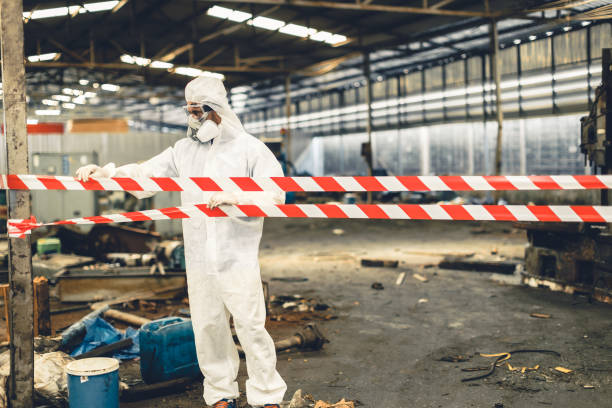 Professional Odor Removal technician working in Clements, CA